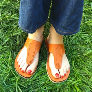 PDF Pattern Leather Flip Flops, Video Tutorial, DIY Leather, Greek