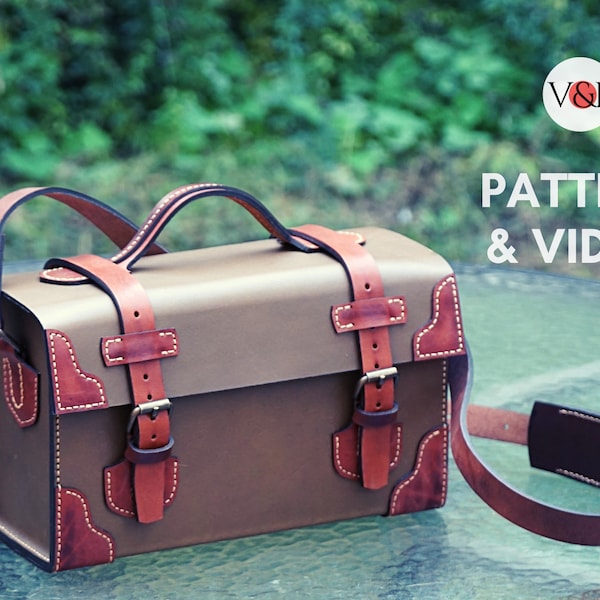 Heavy Duty Tool Bag Pattern, DIY Leather, PDF Pattern & Instructional Video by Vasile and Pavel