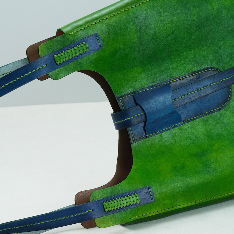 Mia Tote Bag Pattern Large Leather Shopping Bag PDF Pattern Etsy