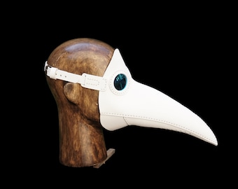 Plague Doctor Mask, Halloween Mask, Steampunk Mask, Masquerade, Cosplay, Bird Mask, Leather