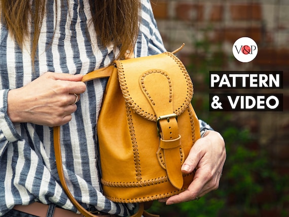 Magda Backpack Pattern, Mini Backpack, Laced Backpack, PDF  display picture 3