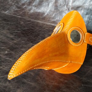 Plague Doctor Mask Face Mask Masquerade Gas Mask Halloween Steampunk Cosplay Steampunk Mask Leather image 5