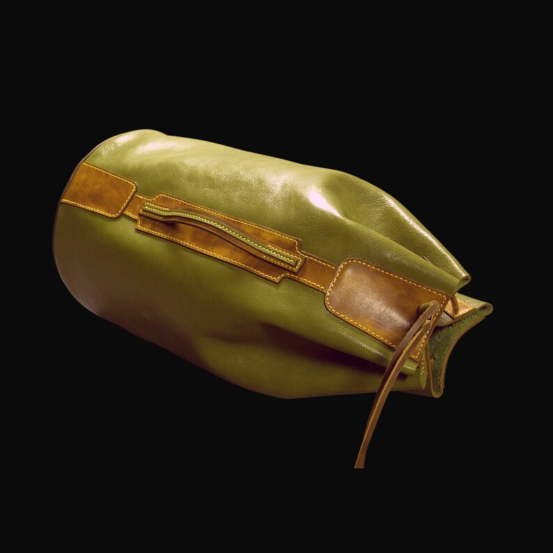 Leather Duffle Bag PDF Pattern Video Tutorial Etsy