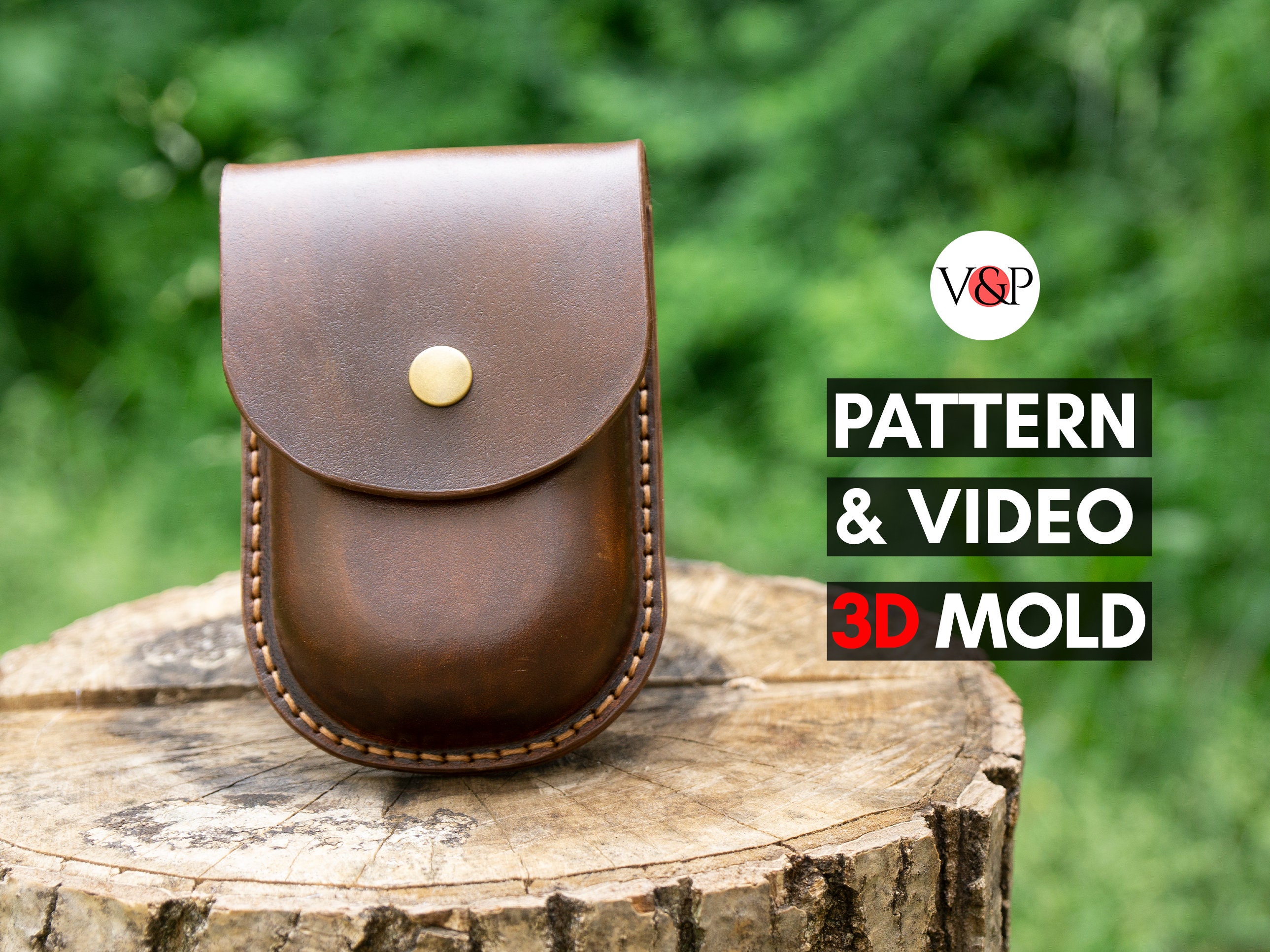 Belt leather online pouch