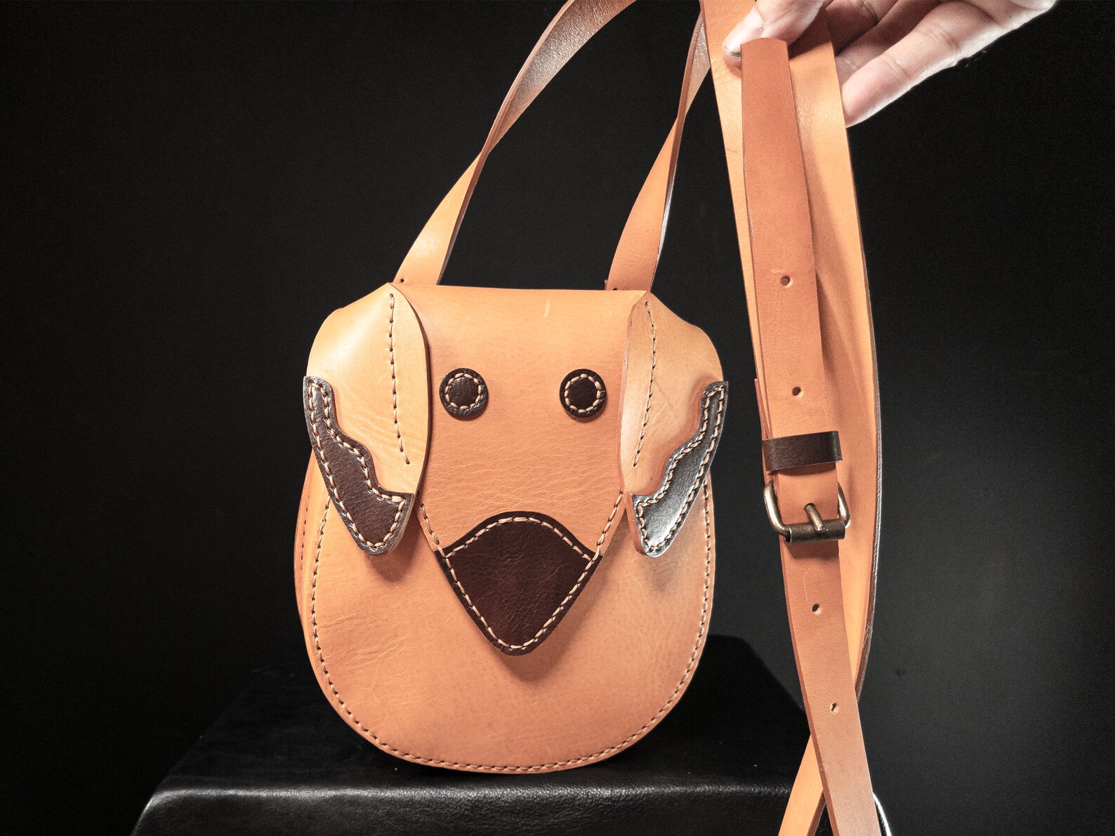 Leather Bag PDF Pattern Video Tutorial Dog Bag DIY Gift Etsy