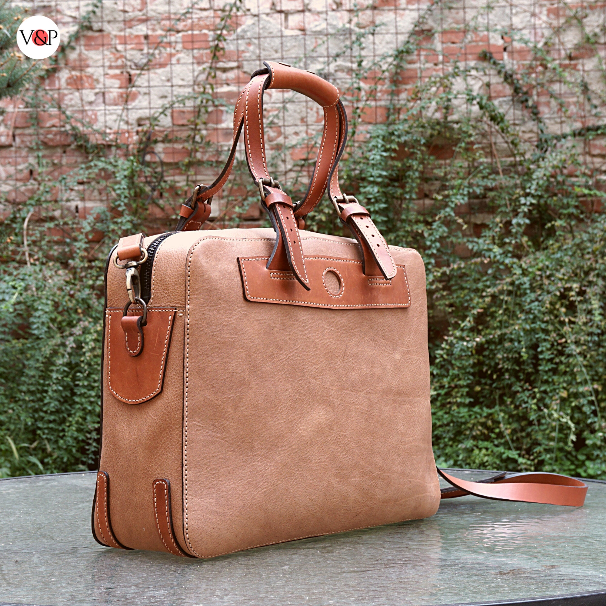 Leather Briefcase PDF Pattern DIY Gift Leather Bag Pattern Etsy