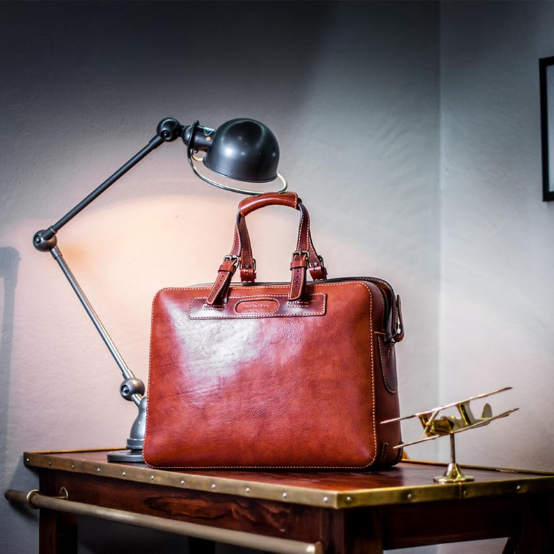 PDF + Video + DXF for Francois Travel Leather Bag by Vasile and Pavel image 5