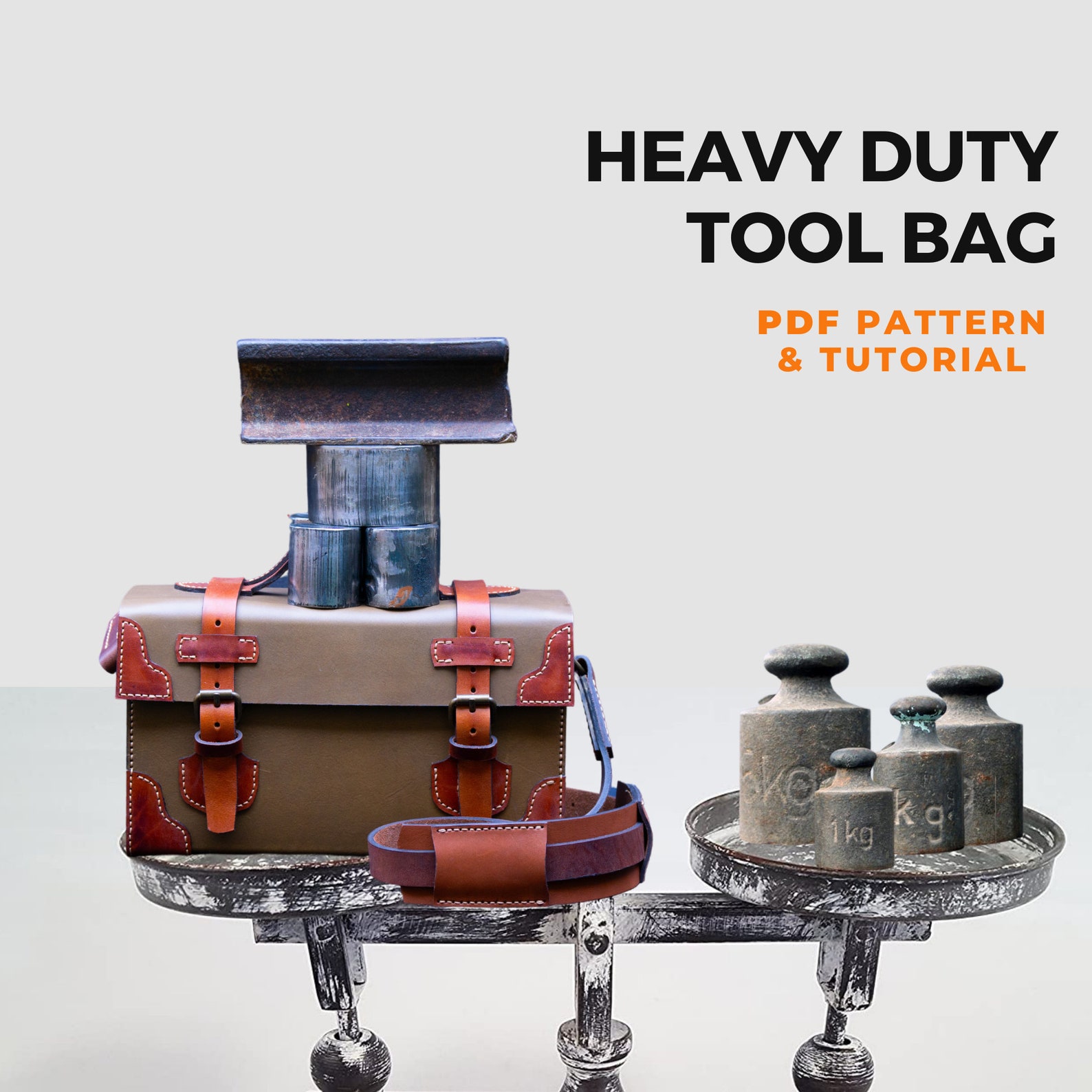 Heavy Duty Tool Bag Pattern DIY Leather PDF Pattern & Etsy