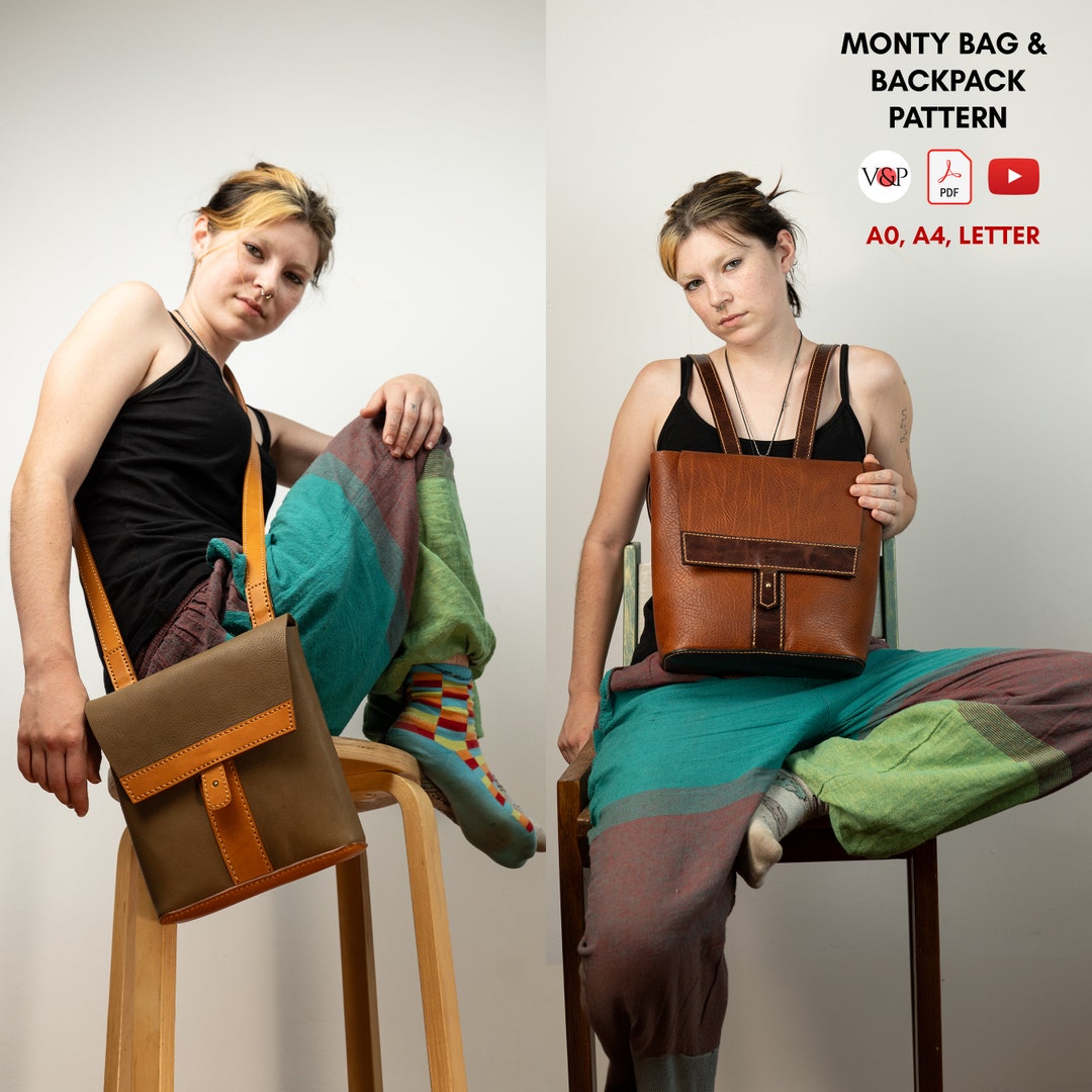 PDF Pattern for Monty Bag and Backpack, and Instructional Video by ...