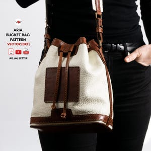 PDF + Video + DXF for Aria Bucket Bag by Vasile and Pavel