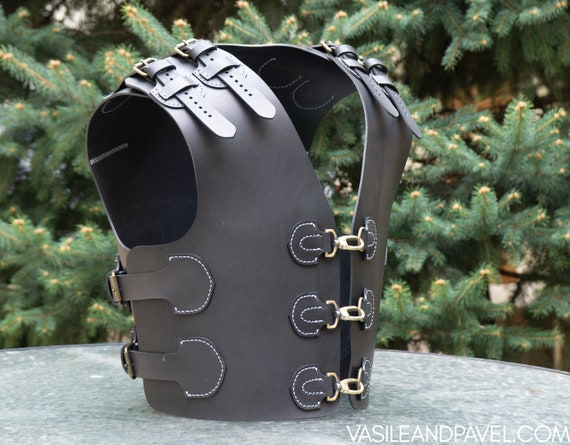 component Ga op pad ballet Leather Motorcycle Vest PDF Pattern Biker Armor Vest DIY - Etsy