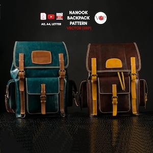 Patrón PDF y DXF para la mochila Nanook y video instructivo de Vasile y Pavel