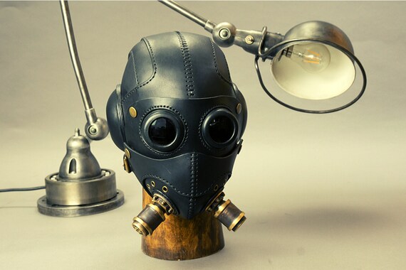 ダストエンジェル スチームパンク インダストリアル レザーマスク