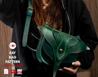 PDF + Video + DXF for Manta Ray Bag by Vasile and Pavel