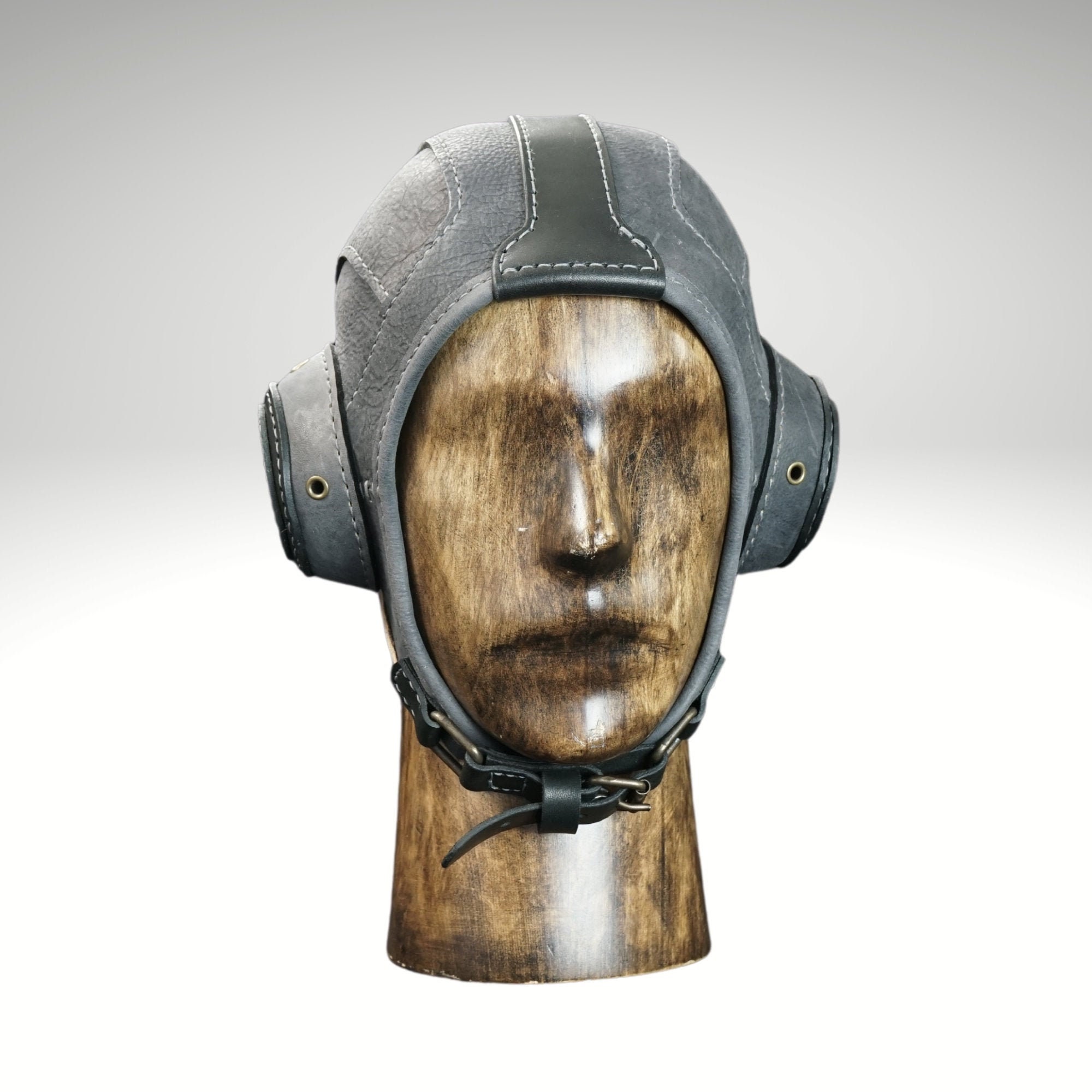 Steampunk Aviator Cap Leather Helmet Leather Aviator Cap Etsy Australia