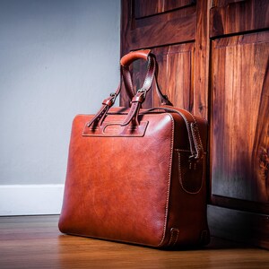 PDF + Video + DXF for Francois Travel Leather Bag by Vasile and Pavel image 14