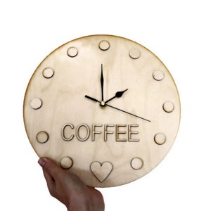 Orologio da parete per amanti del caffè