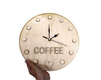 Coffee Lovers Wall Clock