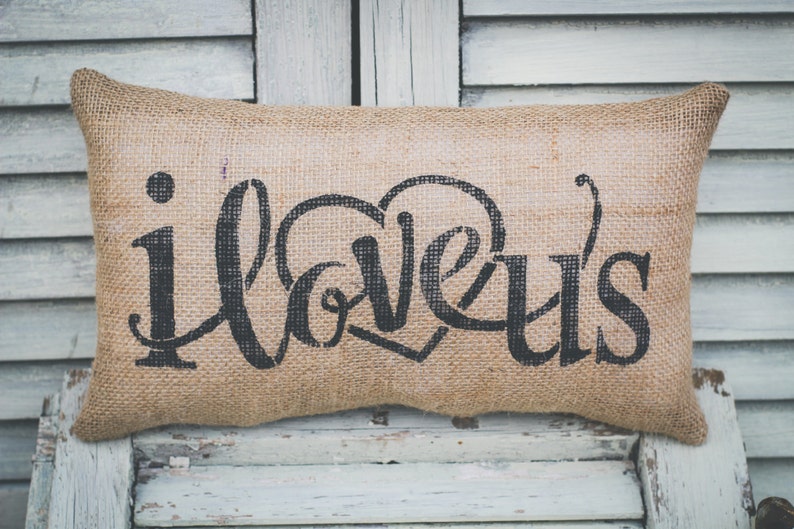 I Love Us Pillow Home Decor Pillow Decorative Pillow Love Etsy