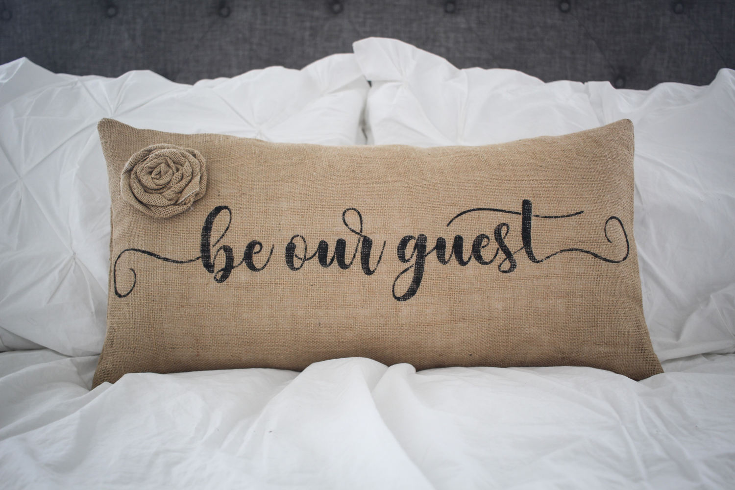 Be Our Guest lumbar pillow cover farmhouse style12x24 pillow Etsy