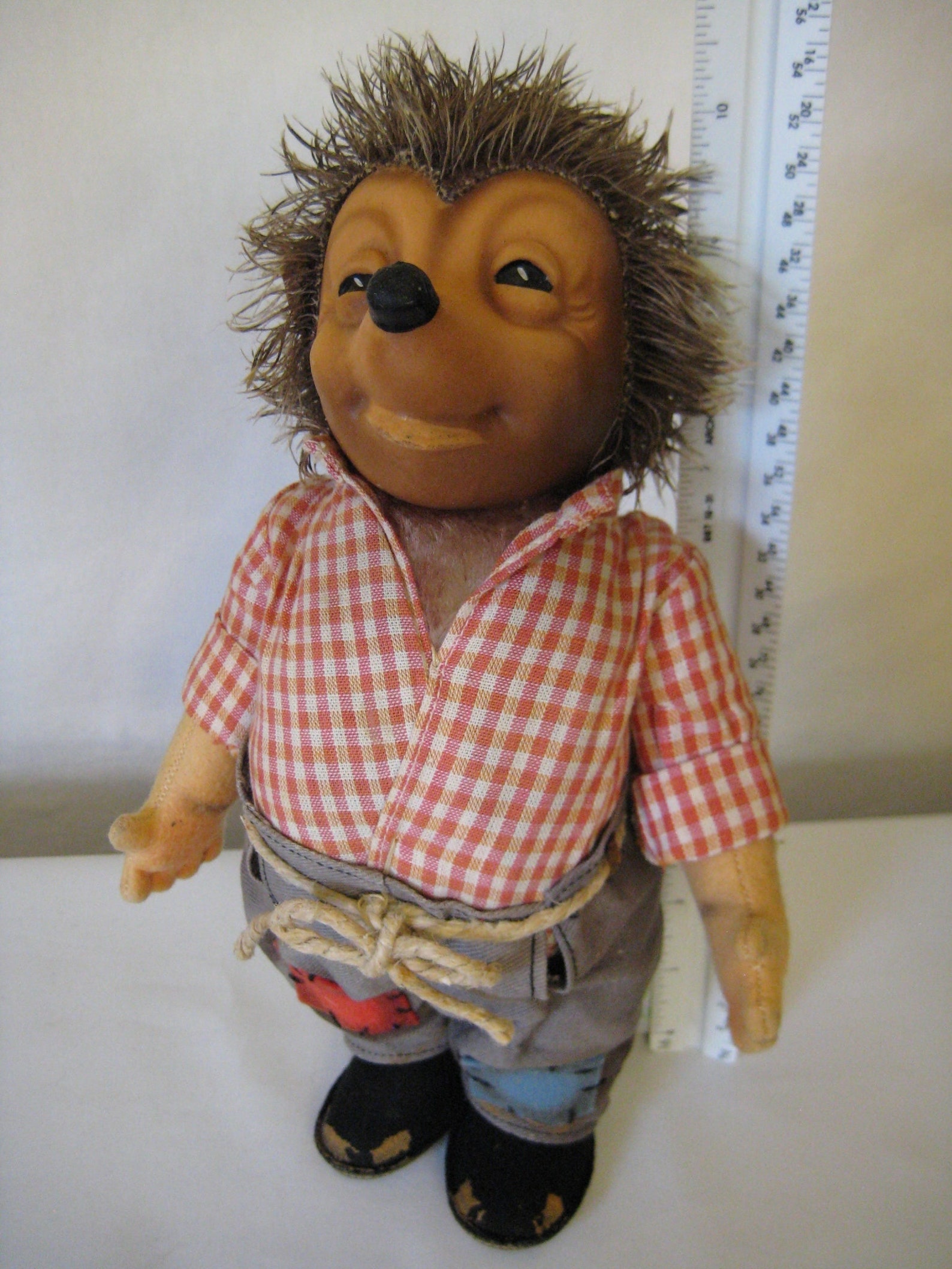 Steiff Vintage LARGE 28cm Mecki Hedgehog Father