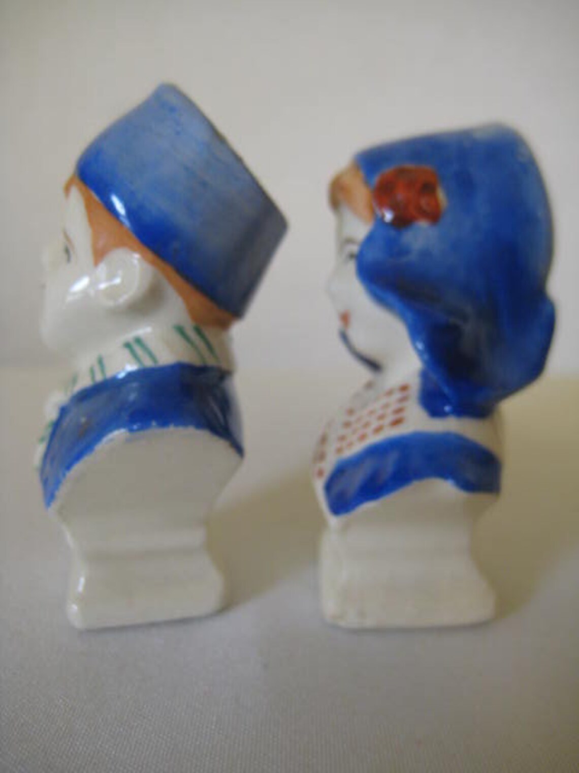 Vintage Dutch Boy and Girl Head Salt & Pepper Set - Made in Japan - Etsy