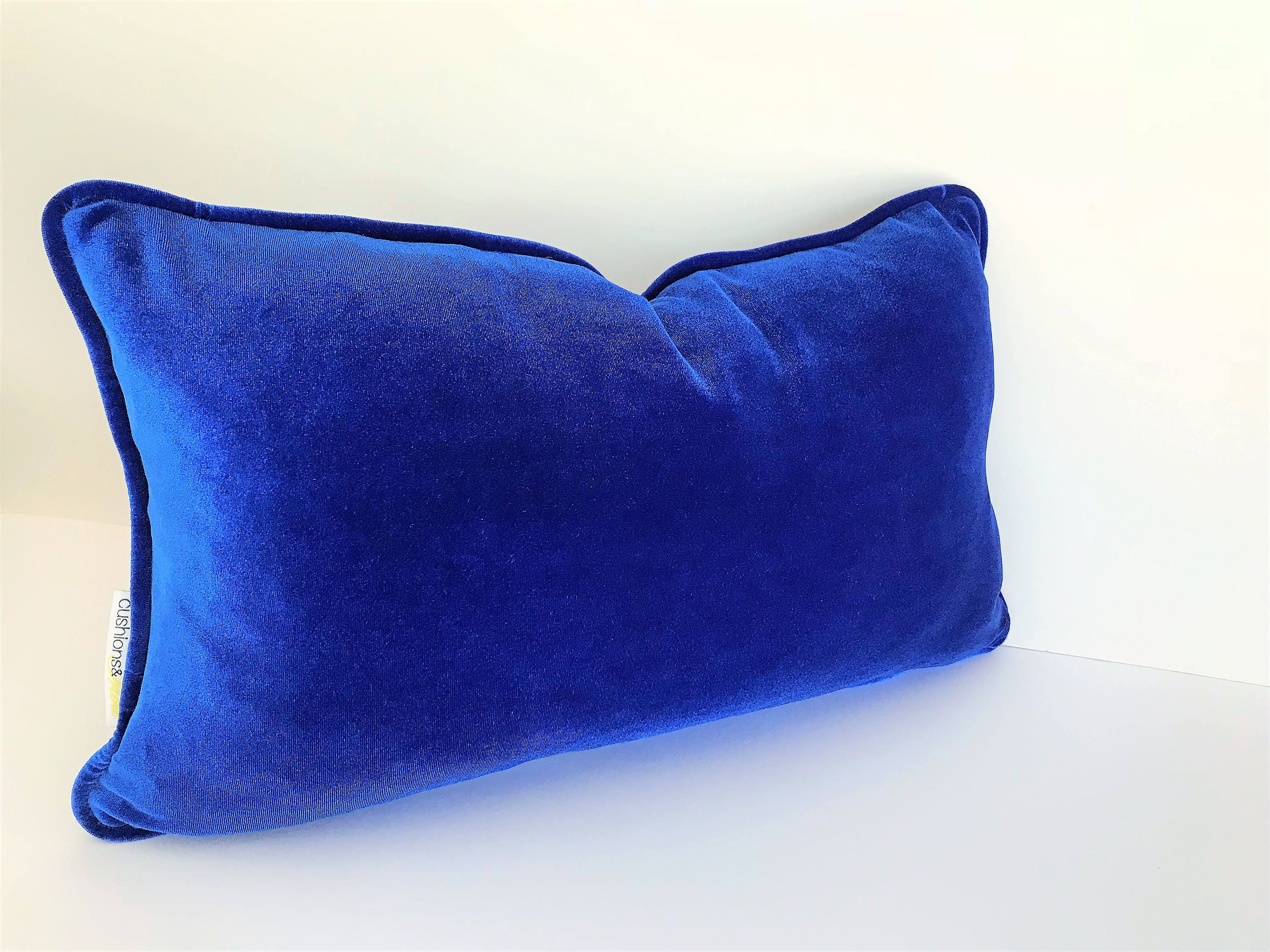 cobalt blue cushions