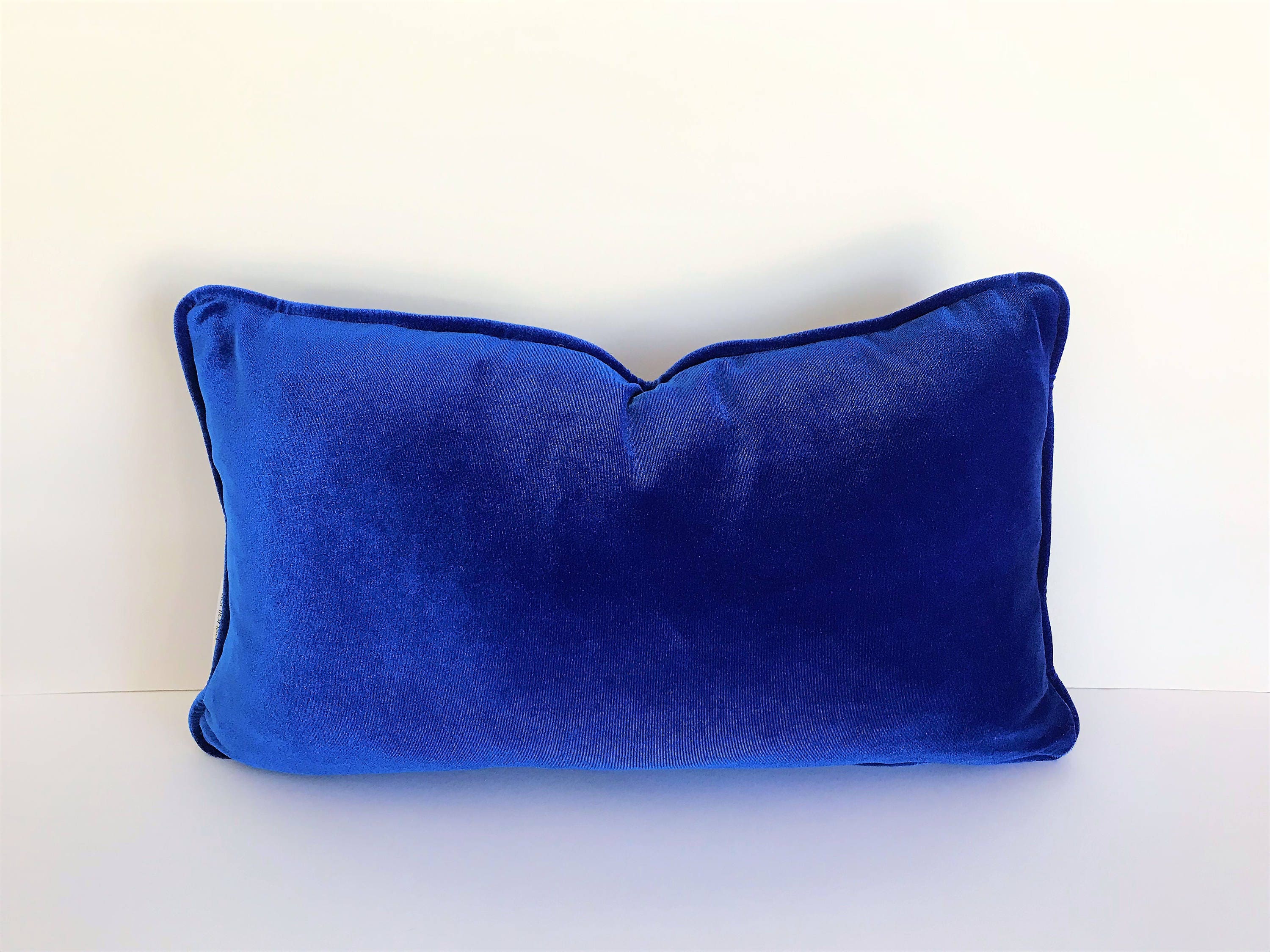 cobalt blue cushions