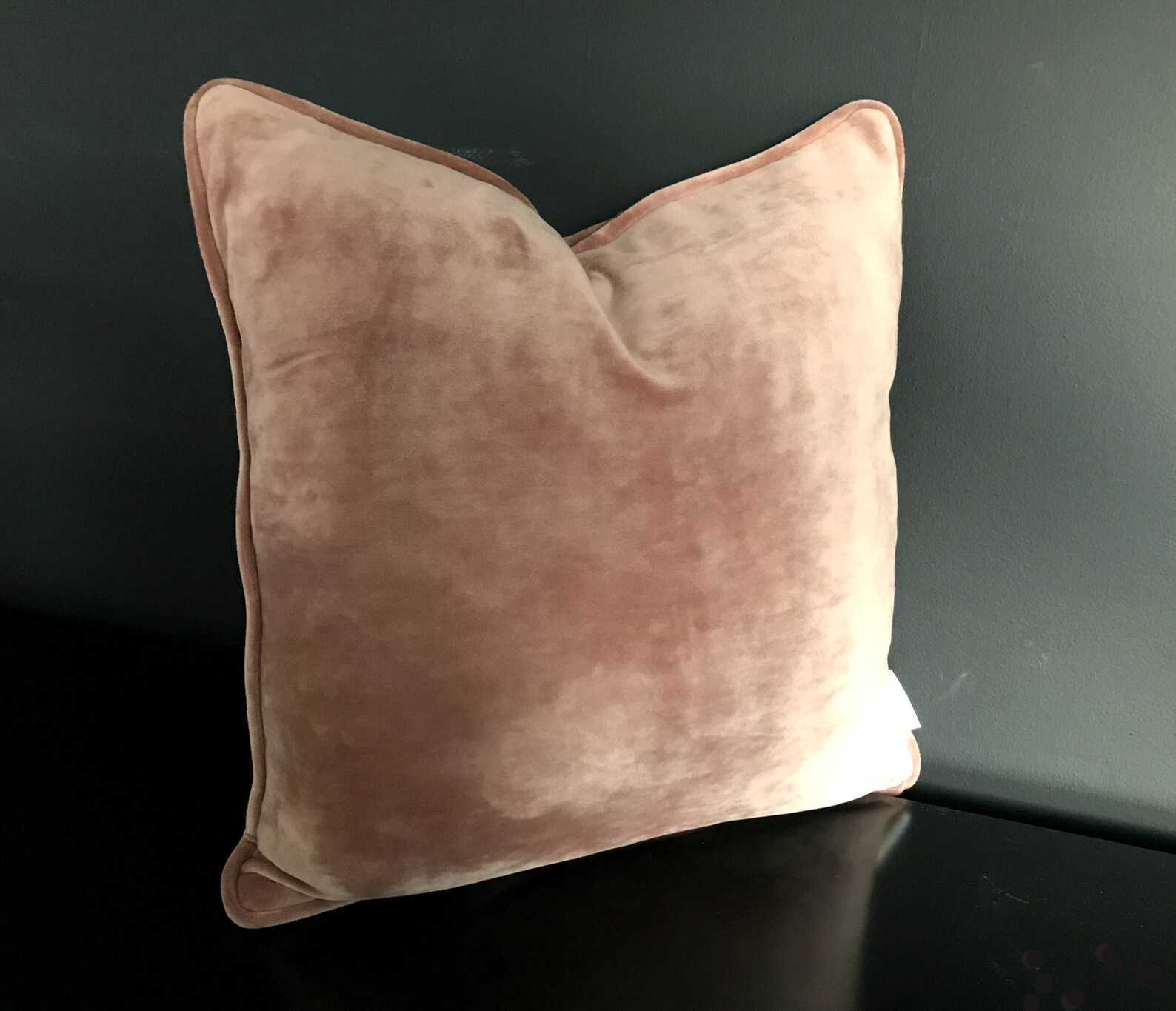 Dusty Rose Throw Velvet Pillow Cover Blush Pink Cushion Cover Etsy