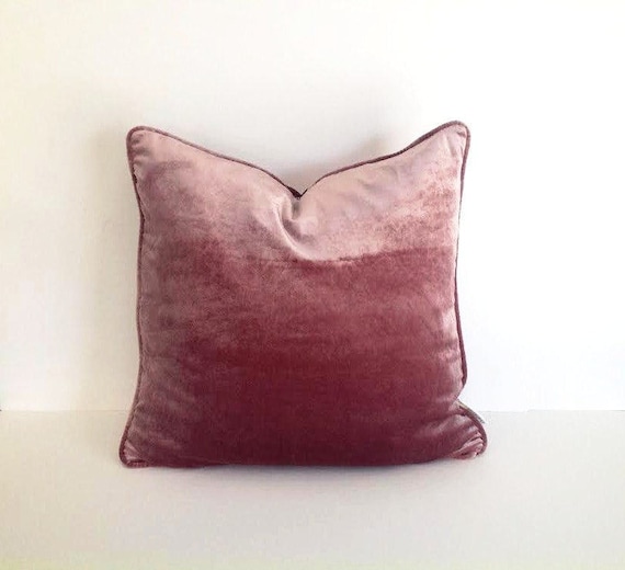Dusty Rose Velvet Pillow Cover Dusty Luxury Dusty Rose Velvet Throw Pillows