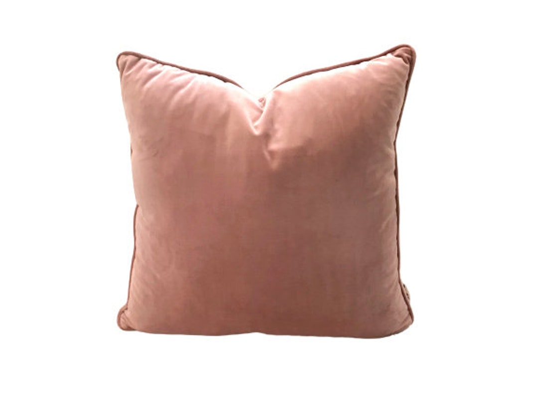 Dusty Rose Velvet Pillow Cover, Dusty Pink Cushion Cover Etsy