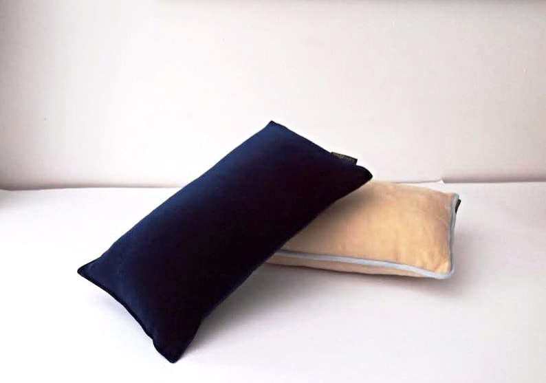 Navy Blue Velvet Pillow Cover Midnight Blue Velvet Cushion Etsy
