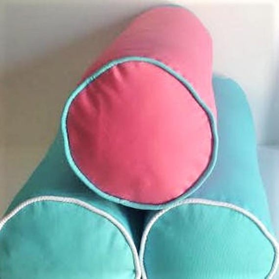 Items similar to Bolster Candy Pink Pillow Cover, Bolster Pink Pillow