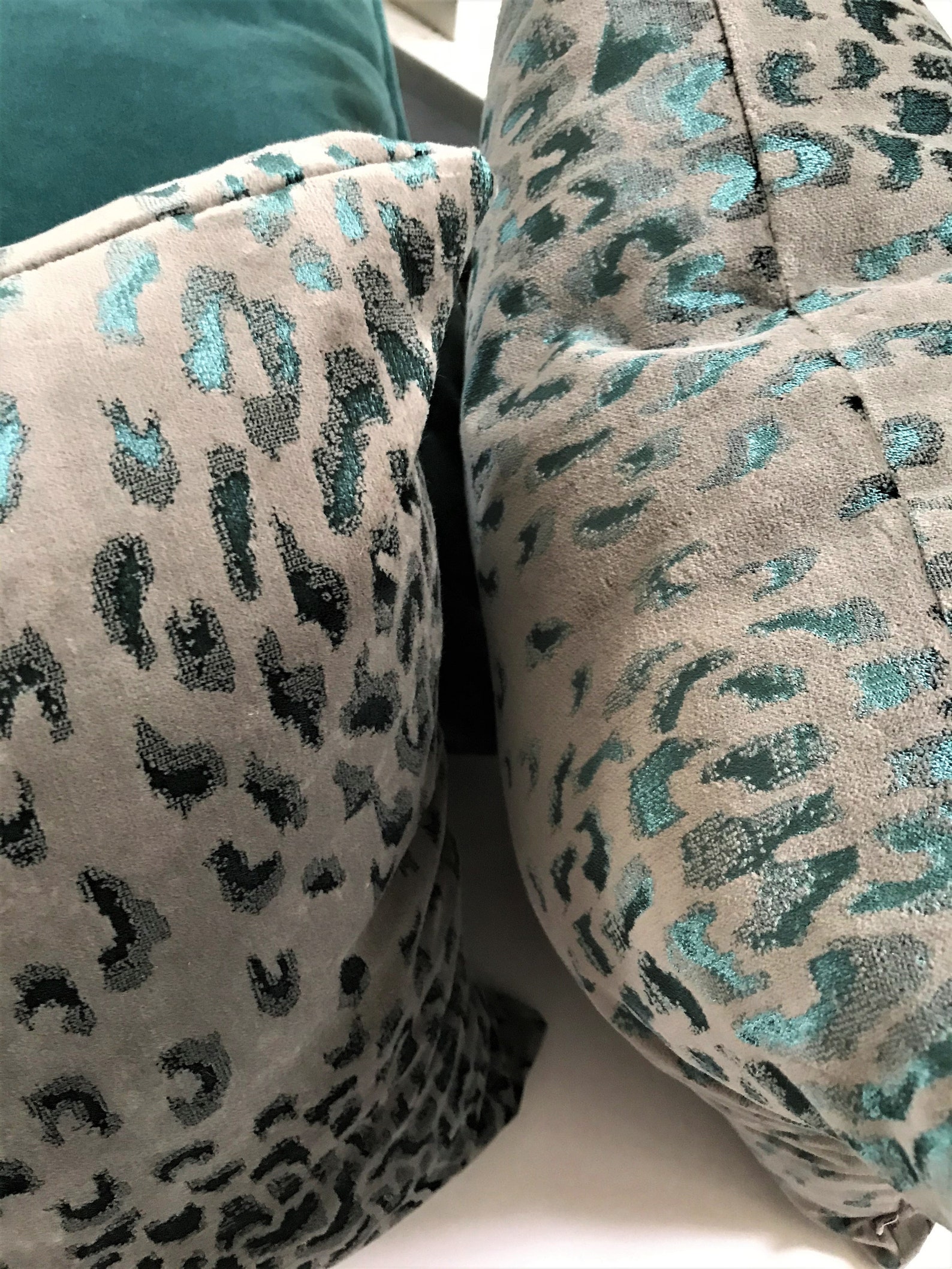 Animal Print Velvet Pillow Cover Luxe Cushion Collection Etsy