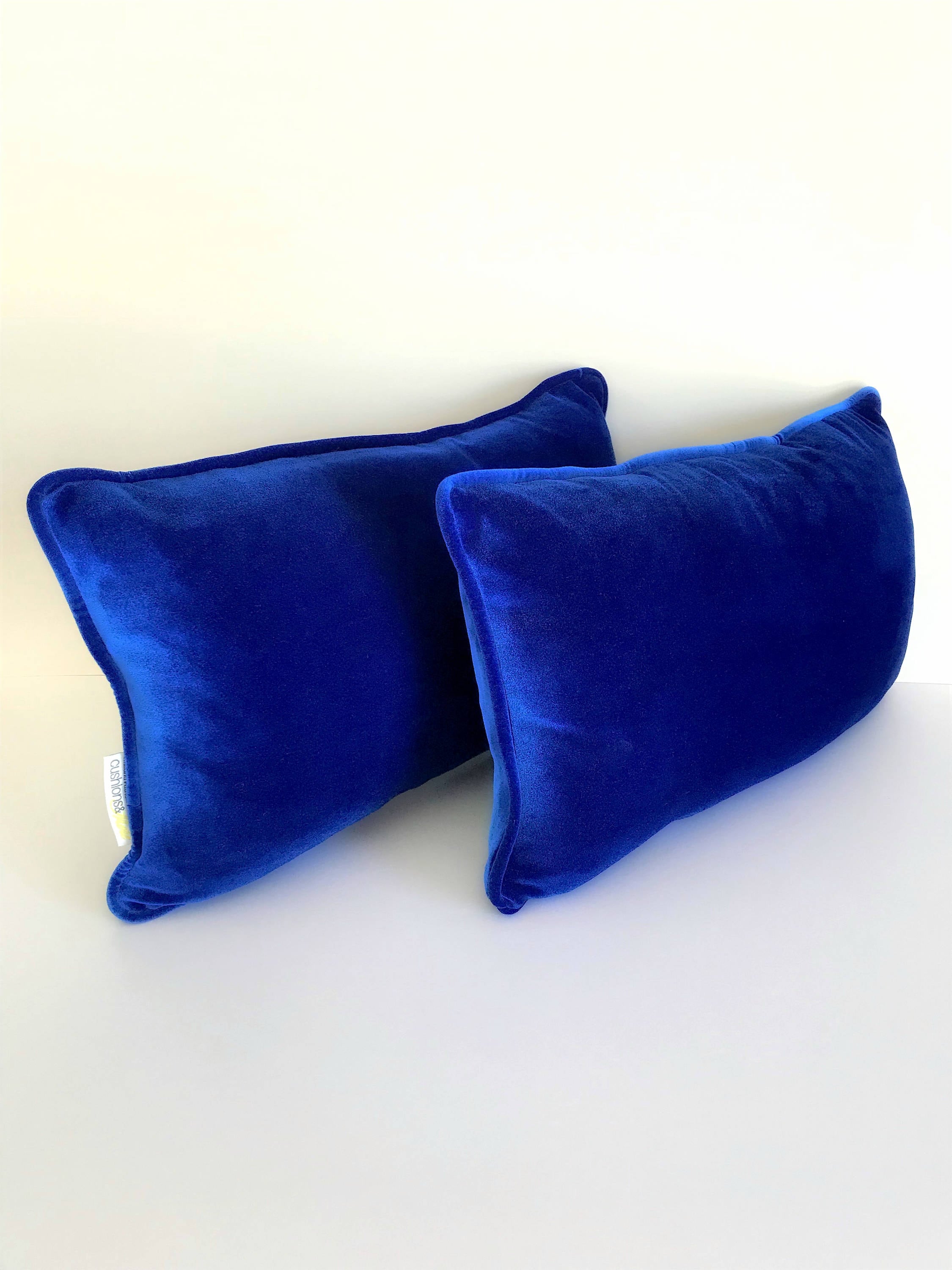 cobalt blue cushions