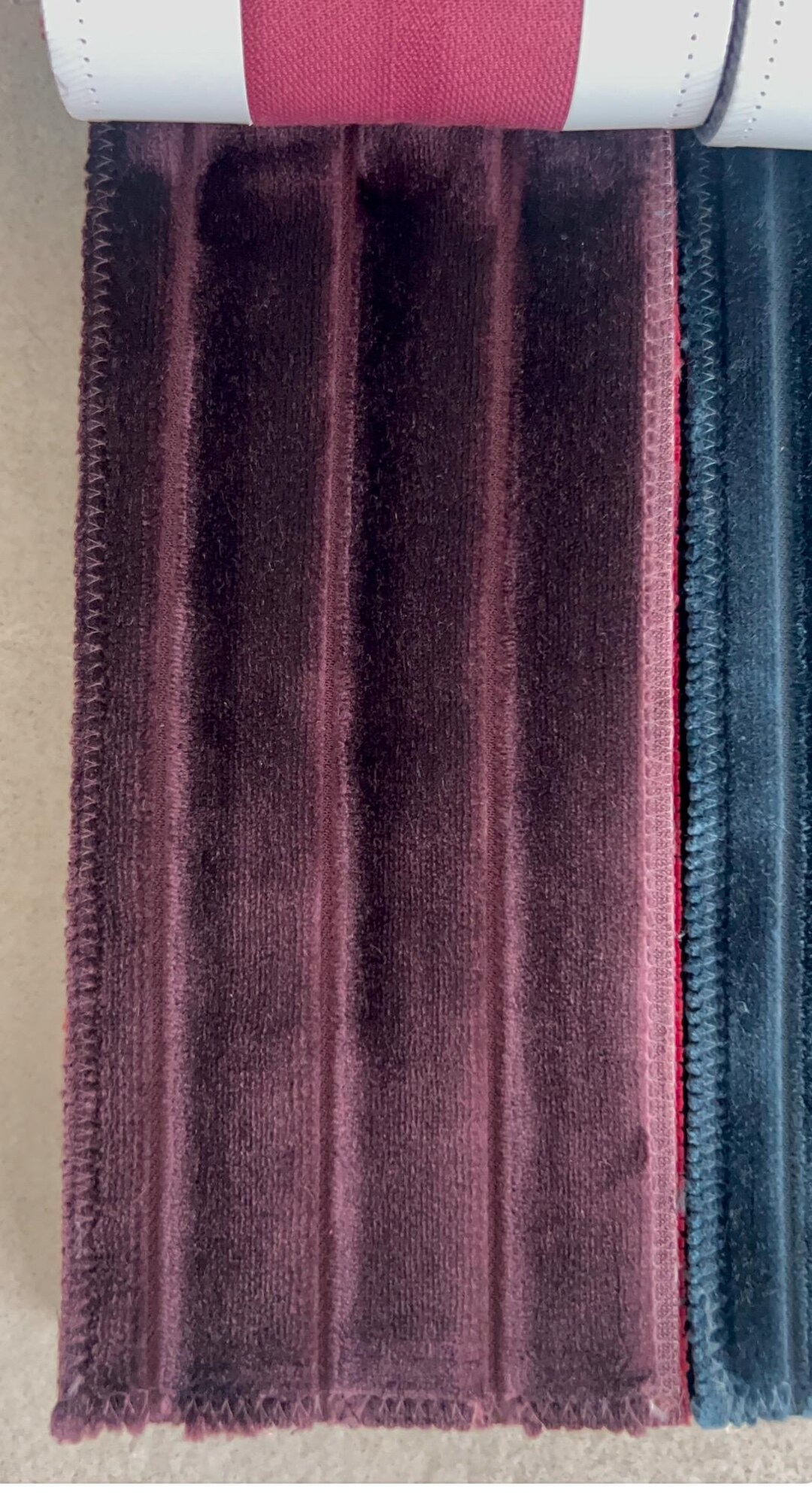 Wine Velvet Upholstery (fabric Only), Top Grade Decor Fabric - Etsy