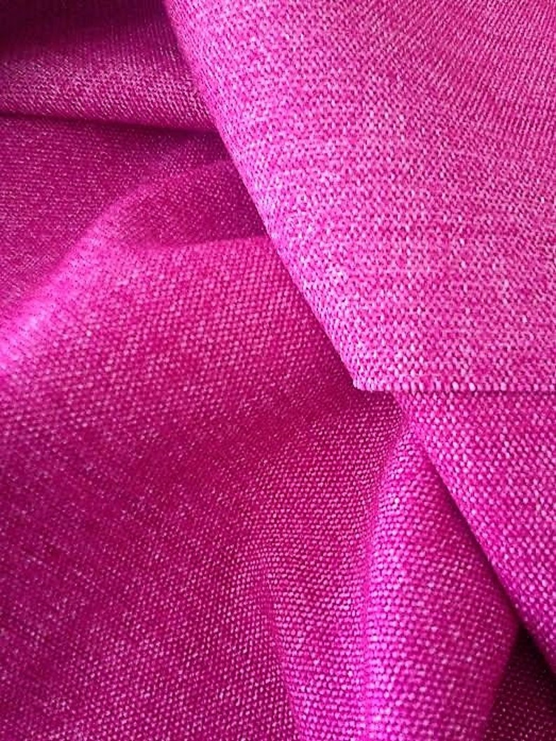 Upholstery Pink Fabric Width 57 Fuchsia Material Sold Etsy