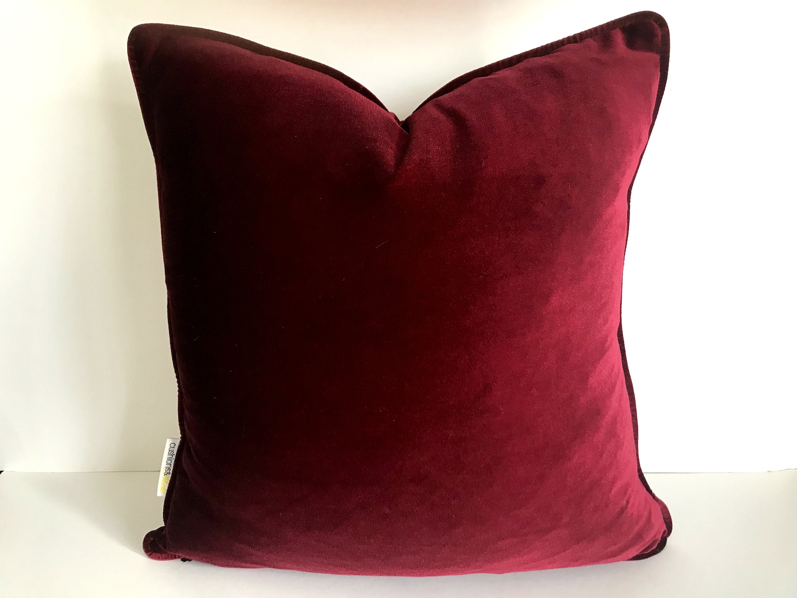 Burgundy Velvet Pillow Cover Burgundy Velvet Cushion Cover Etsy