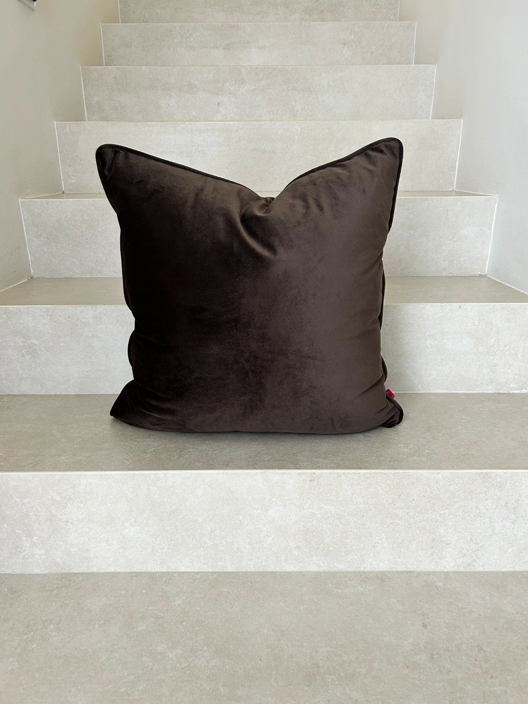 Chocolate Brown Velvet Pillow Cover, Velvet Cushion Cover - Etsy
