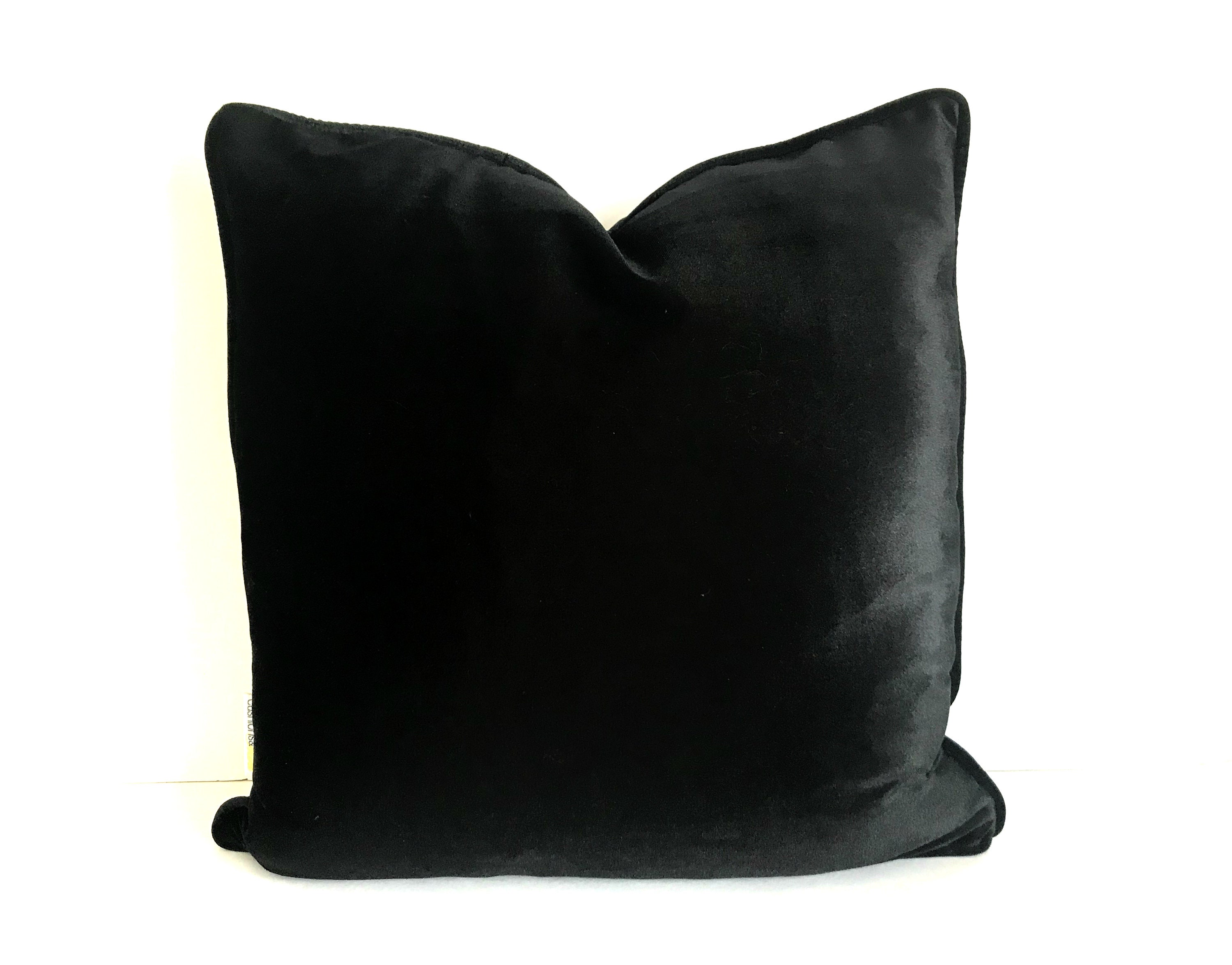 black velvet pillow covers