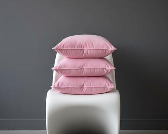 Baby Pink Velvet Pillow Cover: High-Grade Candy Shade