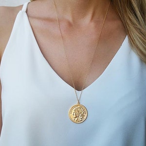 Gold Coin Necklace