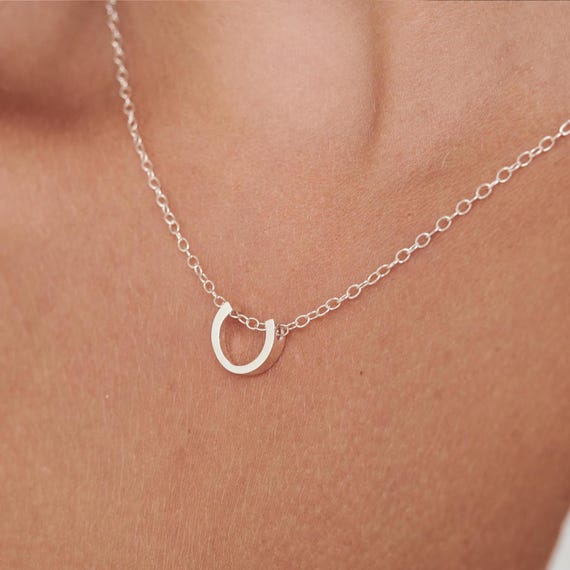 Collana Cavallo E Ragazza In Argento Sterling 925 - Ciondolo Ferro Di Cavallo, Regallo Per Appassionati - Foto 10