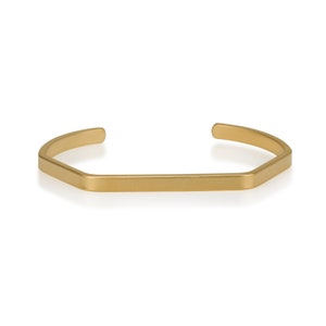 Gold Cuff Bracelet, Minimalist Gold Bangle Bracelet, Stacking Cuff, Band Bracelet, Bracelets for Women, Birthday Gifts for Her