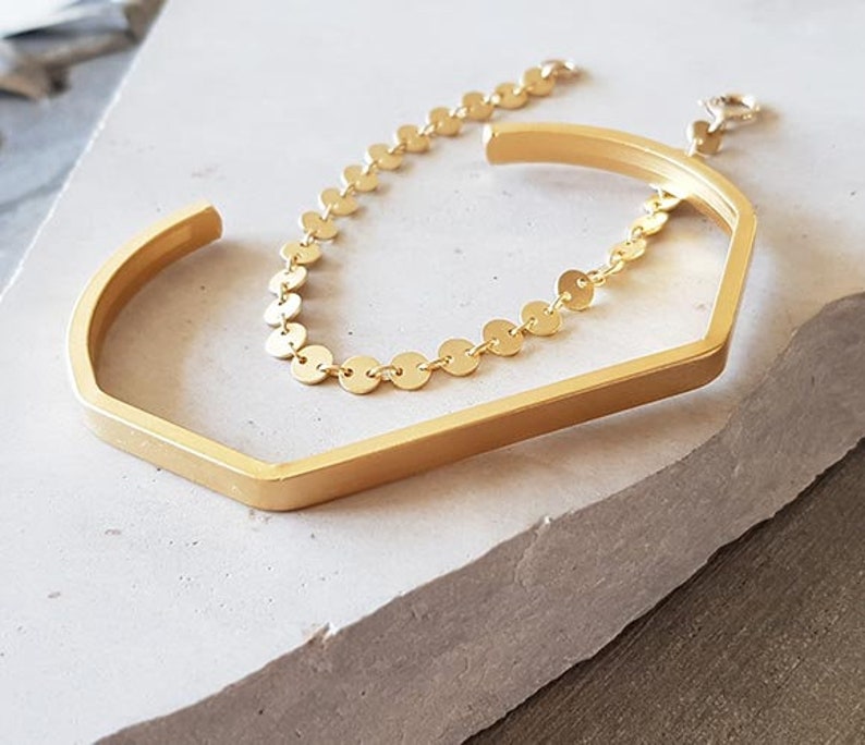 Gold Cuff Bracelet Cuff Bracelets Set Unique Gifts for Etsy