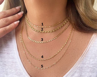 Chanel Vintage Gold Toned Quilted Chain Link Necklace, 1985