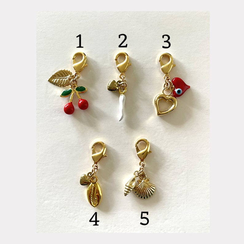 Shoe Charms, Shoelace Charms for in Gold, Shoe Jewels, Shoe Jewelry, Sneakers Charms, Charms Shoe Accessories, Cherry Charm, Shoe Clips image 3