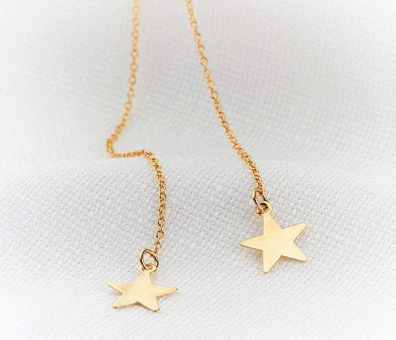 Gold Y Necklace Gold Long Necklace Drop Necklace Layered Etsy