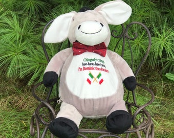 dominick the italian christmas donkey stuffed animal