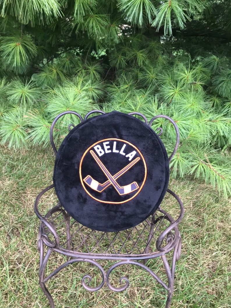 Personalized Puck Birth Stat Hockey Coach Gift Hockey Team Pillow Hockey Puck Name Personalized Puck Custom Hockey Puck